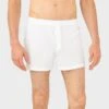 Sunspel1 Button Short Boxers - White -Patagonia Clothing Shop 1 Button Short Boxers 20210506004848