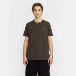 RVLTJum Regular Tshirt - Dark Brown Melange