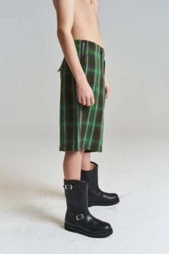 3MANMulti Linen Highland Shorts - Green -Patagonia Clothing Shop 3MAN Multi Linen Highland Shorts Green 20230302220350