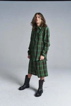 3MANMulti Linen Highland Shorts - Green -Patagonia Clothing Shop 3MAN Multi Linen Highland Shorts Green 20230302220353