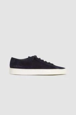 Common ProjectsAchilles In Waxed Suede - Navy