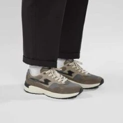 Stepney Workers ClubAmiel S-Strike Suede Mix - Grey