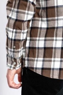 Norse ProjectsAnton Brushed Flannel - Check Taupe -Patagonia Clothing Shop Anton Brushed Flannel Check Taupe 20220920141340 3