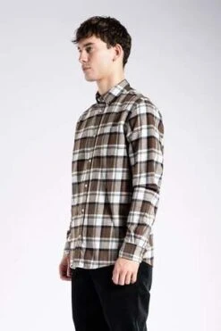 Norse ProjectsAnton Brushed Flannel - Check Taupe -Patagonia Clothing Shop Anton Brushed Flannel Check Taupe 20220920141341
