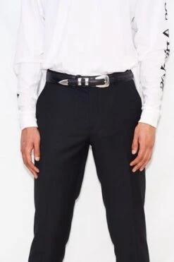 AssemblyLeather Ranger Belt - Black