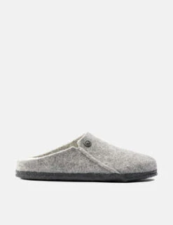 BirkenstockZermatt Shearling Slippers - Light Grey