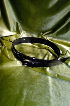 LemaireCow Leather Double Buckle Belt - Black 8 LemaireCow Leather Double Buckle Belt - Black -Patagonia Clothing Shop Black Cow Leather Double Buckle Belt 20220810020014 1