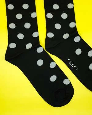 MarniPolka Dots Nylon Socks - Black 3 MarniPolka Dots Nylon Socks - Black