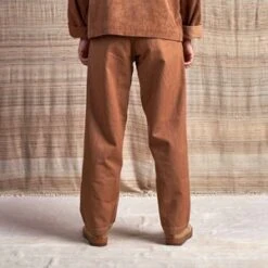 STORY Mfg.British Jeans In Organic Selvedge Denim - Bark Brown -Patagonia Clothing Shop British Jeans in Bark Brown Organic Selvedge Denim 20210111205701 1