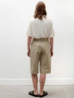 Studio NicholsonCalvi Cotton Shorts - Corn -Patagonia Clothing Shop Calvi Shorts Cotton Corn 20230314025142 2