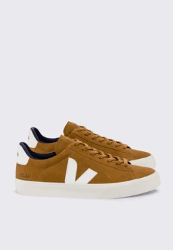 VEJACampo Suede Sneakers - Camel/White