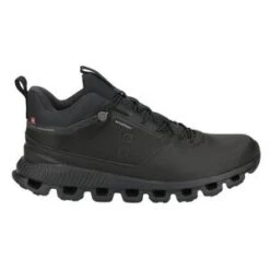 ON RunningCloud Hi Waterproof Sneakers - All Black