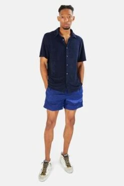 Stone IslandEconyl Nylon Metal Star Inlay Shorts - Bright Blue -Patagonia Clothing Shop ECONYL Nylon Metal Star Inlay Shorts Bright Blue 20220811062726 4