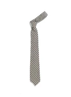 Engineered GarmentsLC Neck Tie - Natural/Black Stripe