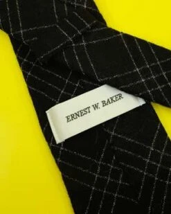 Ernest W. BakerCheck Tie - Black/White -Patagonia Clothing Shop Ernest W Baker Check Tie Black White 20230823220542