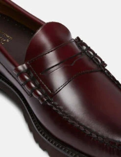 G.H. Bass & Co.Weejuns 90 Larson Penny Leather - Wine -Patagonia Clothing Shop G H Bass Weejuns 90 Larson Penny Leather Wine 20230602152425 2