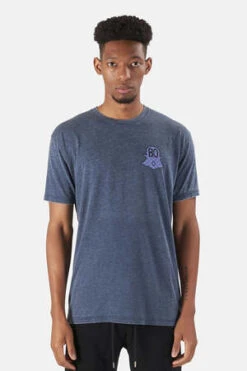 Blue&CreamGhost Tee - Navy