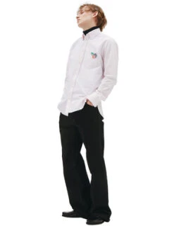 Golden GooseDeluxe Brand Oversized Stripes Shirt With Pins