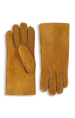 HisoShearling Gloves - Whisky