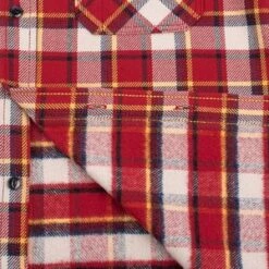 Iron HeartIHSH-334-RED Ultra Heavy Flannel Classic Check Work Shirt - Red -Patagonia Clothing Shop IHSH 334 RED Ultra Heavy Flannel Classic Check Work Shirt Red 20221010154215 2