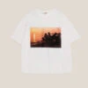 YMCIbiza '89 Sunset Print T-shirt - White -Patagonia Clothing Shop Ibiza 89 Sunset Print T shirt White 20230927152021