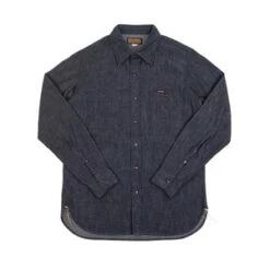Iron Heart10oz Selvedge Denim Work Shirt - Indigo