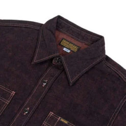 Iron Heart10oz Selvedge Denim Work Shirt - Indigo Overdyed Red -Patagonia Clothing Shop Iron Heart 10oz Selvedge Denim Work Shirt Indigo Overdyed Red 20230718211509