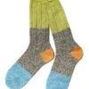 Kapital56 Yarns Linen Grandrlle Socks - Yellow/Green -Patagonia Clothing Shop Kapital 56 Yarns Linen Grandrlle Socks Yellow Green 20220805220830