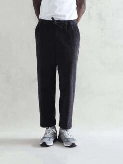 Wax LondonKurt Trouser - Dark Grey Penn Cord