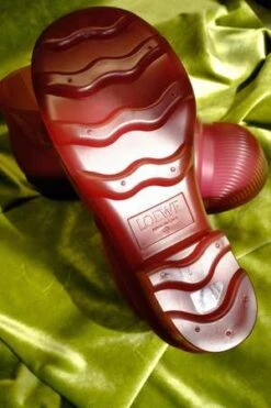 LOEWETransparent Red Rubber Pull-On Ankle Boot -Patagonia Clothing Shop LOEWE Transparent Red Rubber Pull On Ankle Boot 20220822215257