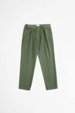 Cellar DoorLeo T. Trousers - Dusty Green