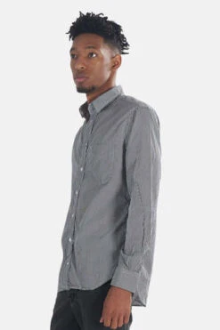 Blue&CreamMacro Check Button Down - Black -Patagonia Clothing Shop Macro Check Button Down Black White 20220811102244 1