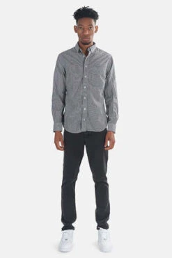 Blue&CreamMacro Check Button Down - Black -Patagonia Clothing Shop Macro Check Button Down Black White 20220811102245