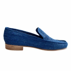 Ocelot MarketMens Raffia Loafer - Blue