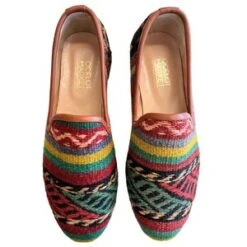 Ocelot MarketTurkish Kilim Loafers - Red Multicolor/Patterns