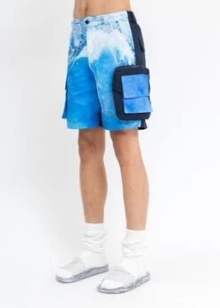 Black LuxSea Wave Printed Shorts - Multi -Patagonia Clothing Shop Multi Sea Wave Printed Shorts 20210808094940 1