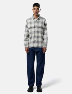 NN07Soren Overshirt - Grey Check -Patagonia Clothing Shop NN07 Soren Overshirt Grey Check 20221212124253