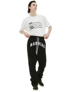 NahmiasLogo Cotton Sweatpants
