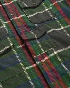 Engineered GarmentsCotton Heavy Twill North Western Shirt - Olive Plaid -Patagonia Clothing Shop North Western Shirt Olive Cotton Heavy Twill Plaid 20231014082942 2