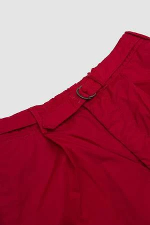 Beams PlusOne Pleat Athletic Shorts - Red 5 Beams PlusOne Pleat Athletic Shorts - Red - Image 3