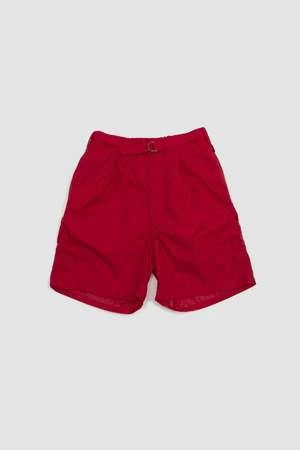Beams PlusOne Pleat Athletic Shorts - Red 3 Beams PlusOne Pleat Athletic Shorts - Red