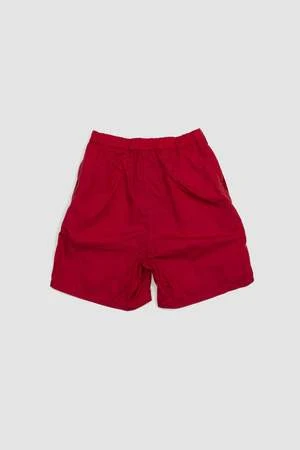 Beams PlusOne Pleat Athletic Shorts - Red 7 Beams PlusOne Pleat Athletic Shorts - Red - Image 5