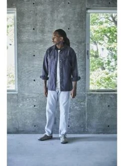 OrslowUS Army Shirt - Indigo Black Stone -Patagonia Clothing Shop Orslow US Army Shirt Indigo BLACK STONE 20221001191036