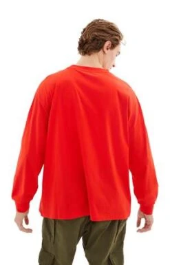 Martine RoseOversized Long Sleeve T-Shirt - Red -Patagonia Clothing Shop Oversized Long Sleeve T Shirt Red 20230906231621