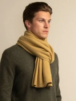 PureCashmere NYCOversized Scarf - Golden Leaf -Patagonia Clothing Shop Oversized Scarf Golden Leaf 20211014195928 1