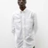 OrslowOxford Button Down Safari Shirt - White -Patagonia Clothing Shop Oxford Button Down Safari Shirt White 20230610074002