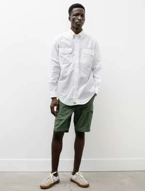 OrslowOxford Button Down Safari Shirt - White 7 OrslowOxford Button Down Safari Shirt - White - Image 5