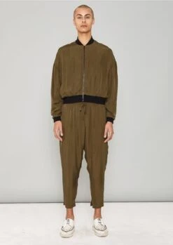 BERENIKUnisex Berenik LOOSE ELASTIC CUPRO BIAS PANTS - Khaki -Patagonia Clothing Shop PANTS LOOSE ELASTIC CUPRO BIAS khaki 20210521084633