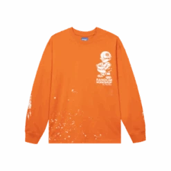 MARKETMarket Plan Check Longsleeve T-shirt - Safety Orange