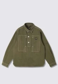 Stan RayPainters Shirt - Olive Herringbone
